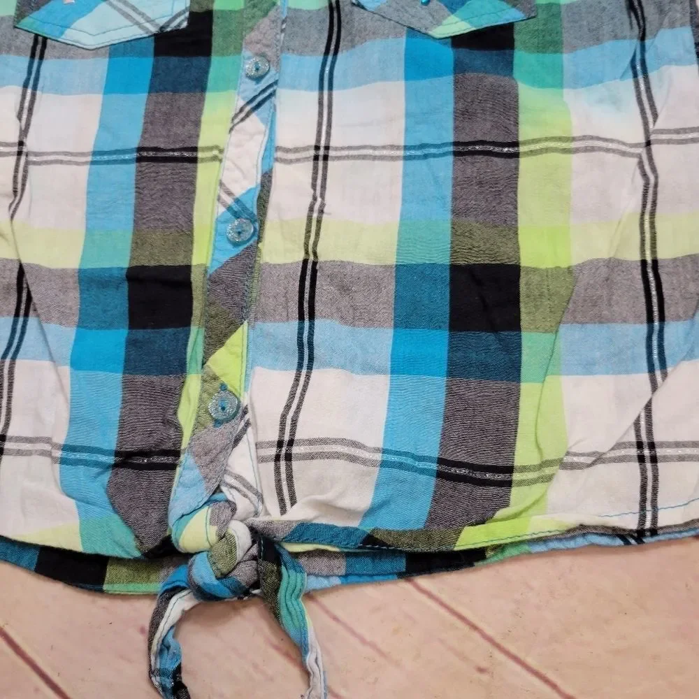 Justice buttondown shirt 12